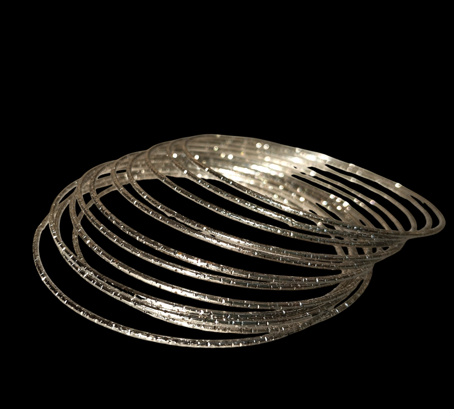 12 Pieces Metal bangles