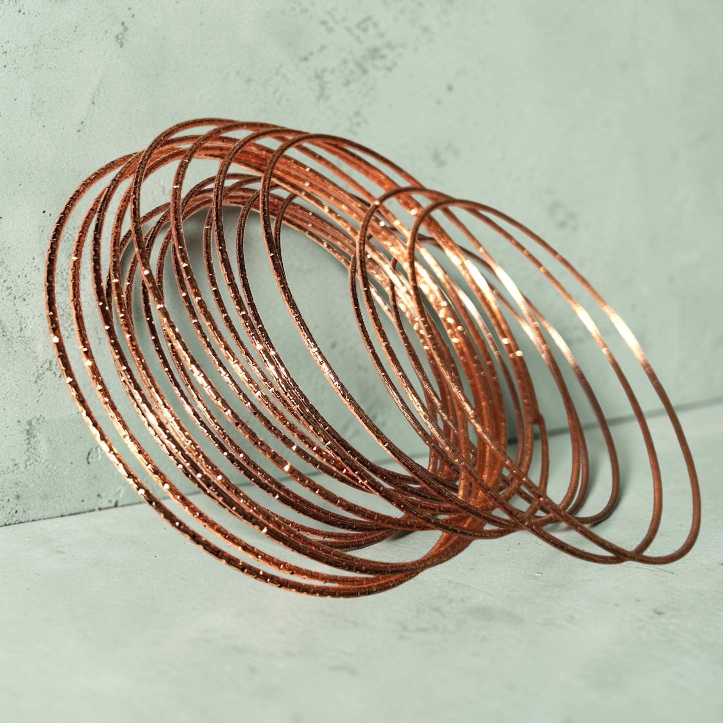 12 Pieces Metal bangles