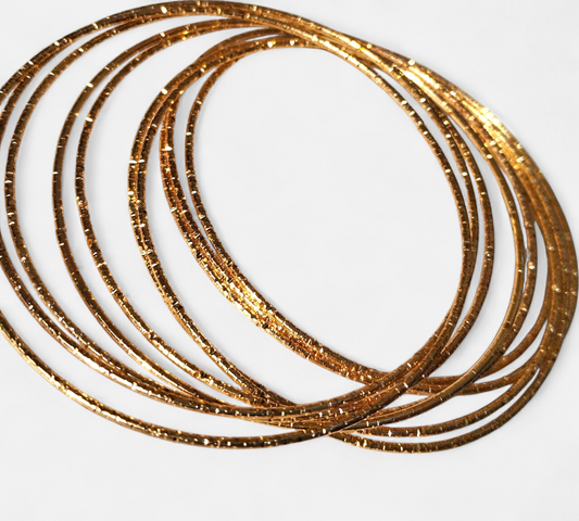 12 Pieces Metal bangles