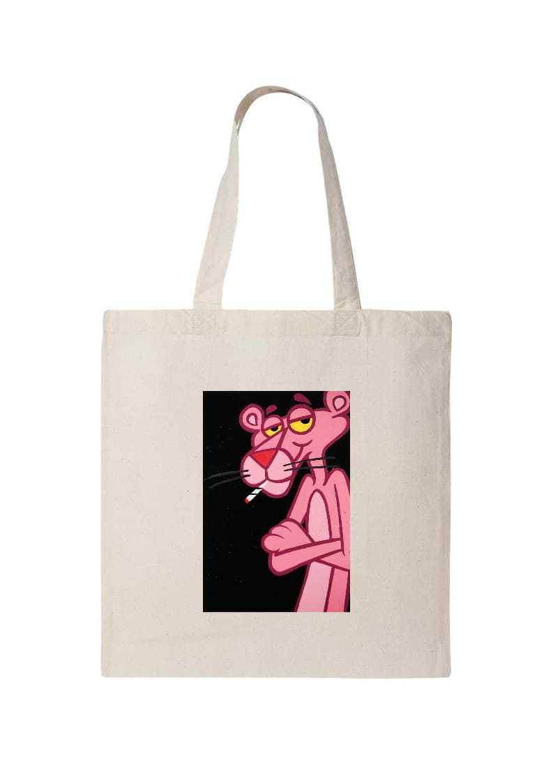 Pink panther tote bag
