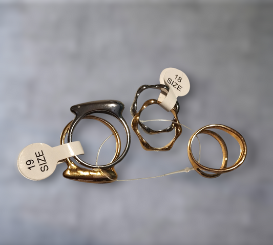 5 pieces rings set
